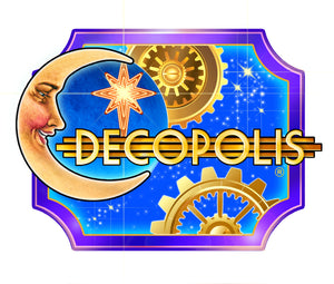 DECOPOLIS 2D Magnet - Moon & Gears