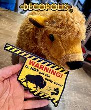 DECOPOLIS - Do NOT Pet the Fluffy Cows, Large bumper sticker