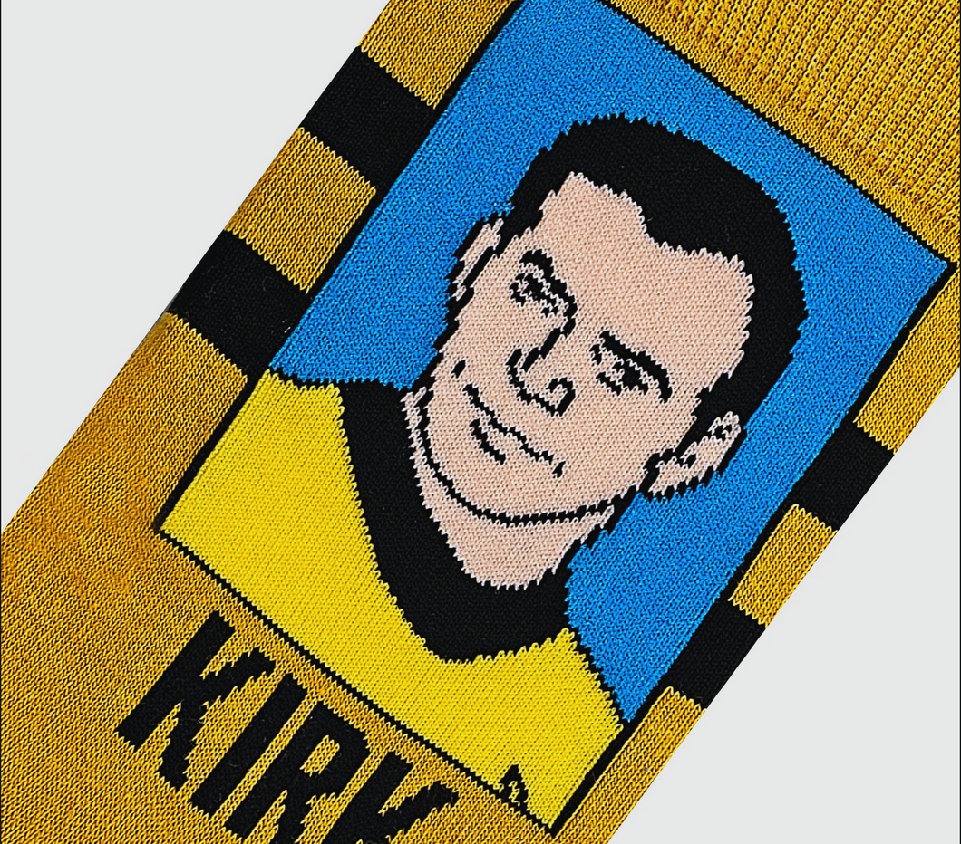Captain Kirk Portrait - Mens Crew Folded