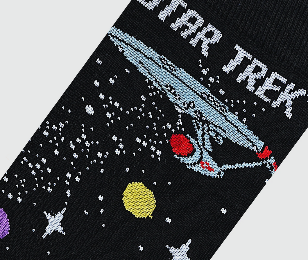 Star Trek Space Travel - Mens Crew Folded
