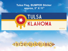 DECOPOLIS - Tulsa Flag, Bumper Sticker