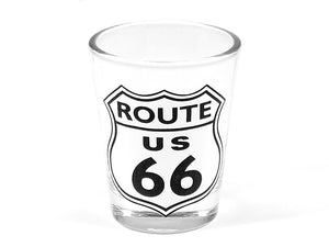 Route 66 Clear Shot Glass