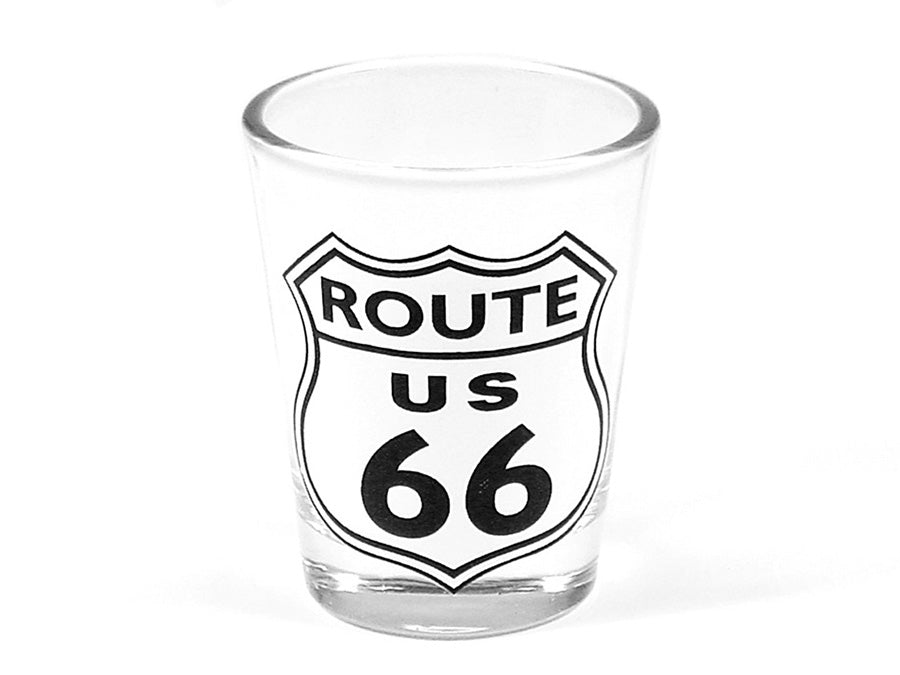 Route 66 Clear Shot Glass