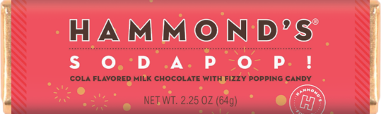 Sodapop! Milk Chocolate Bar  2.25oz