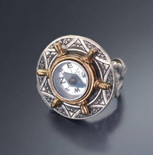Compass Ring - Silver