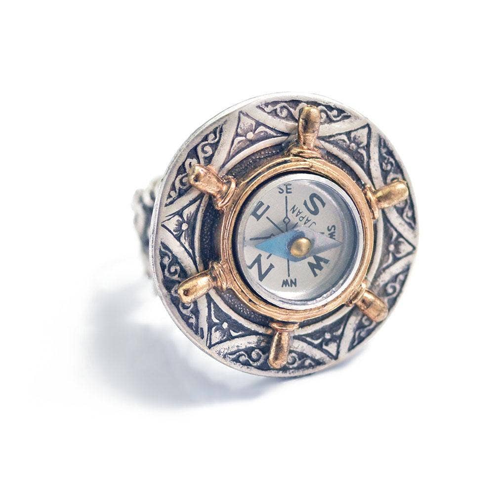 Compass Ring - Silver