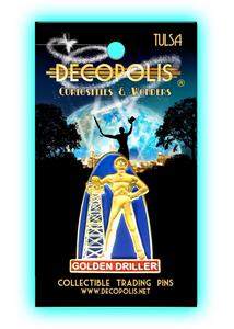 DECOPOLIS Trading Pin - Golden Driller