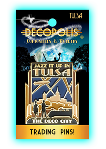 DECOPOLIS Trading Pin - Jazz It Up Tulsa