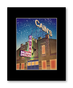 DECOPOLIS Print - Tulsa Cain's Ballroom - Matted
