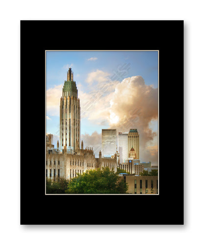 DECOPOLIS Print - Tulsa Downtown - Matted