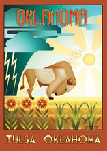 DECOPOLIS Postcard - Oklahoma Bison