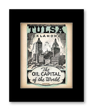 DECOPOLIS Print - Tulsa Oil Capital of the World  - Matted