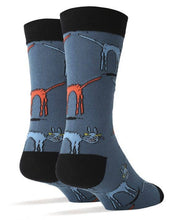 Men's Crew Socks - Cat Fight