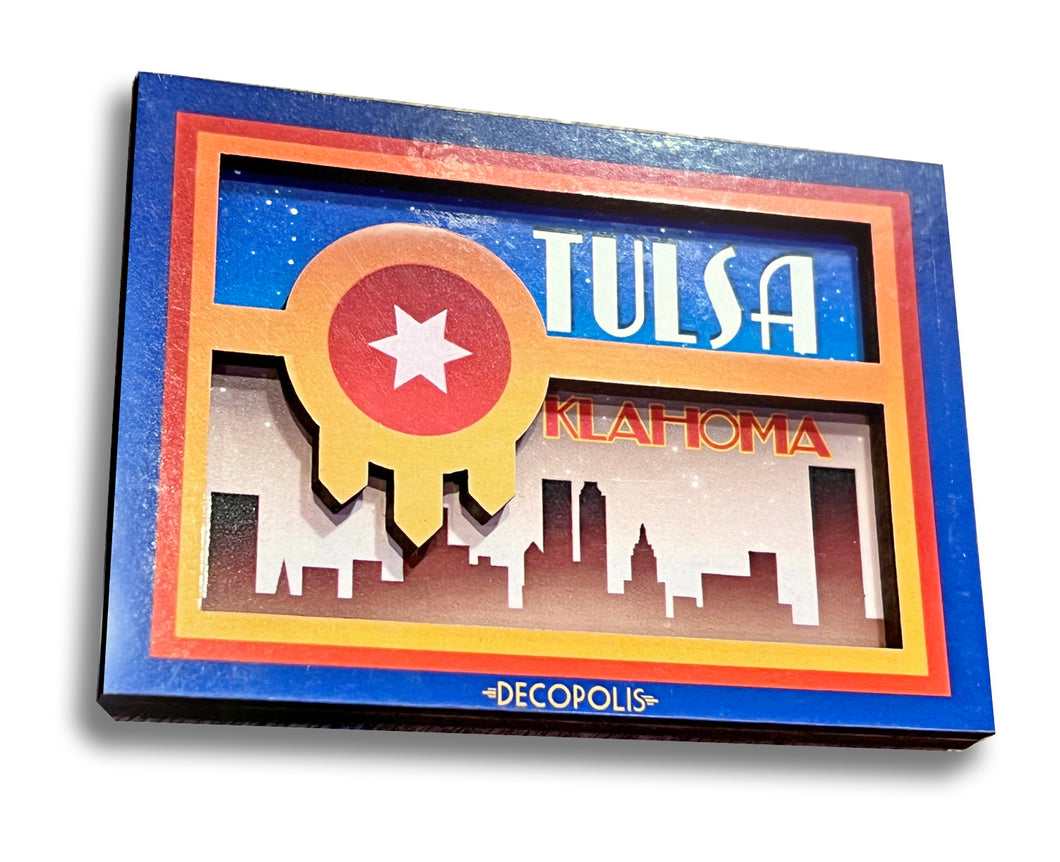 DECOPOLIS 2D Magnet - Tulsa Flag