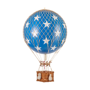 Royal Aero Decorative Balloon - Blue Stars 12.6in