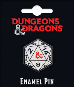 AD&D: 20 Sided Die Pin