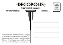 DECOPOLIS Postcard - Boston Avenue Church