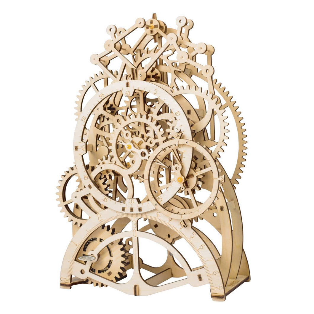3D Wooden Puzzle: Pendulum Clock