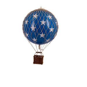 Travels Light Hot Air Balloon - Blue Stars 7.1in