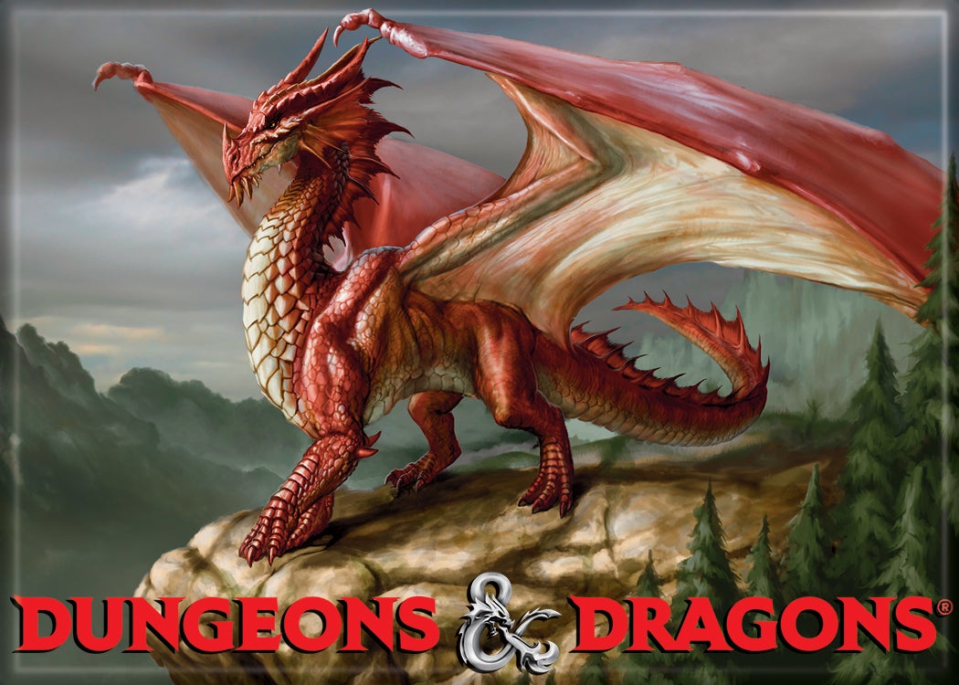 AD&D: 4th Edition - Red Dragon Magnet