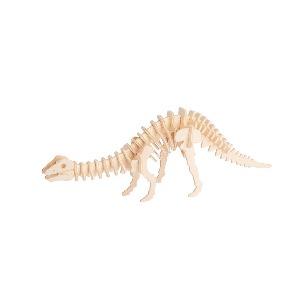 3D Wooden Dinosaur Puzzle: Apatosaurus