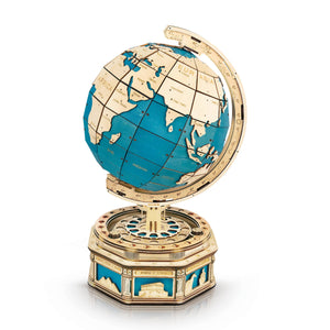 3D Wooden Puzzle: Globe Model