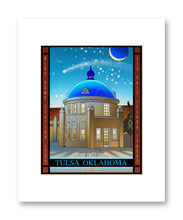 DECOPOLIS Print - Tulsa Blue Dome - Matted