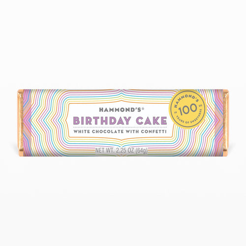 Birthday Cake White Chocolate Bar 2.25oz