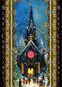 DECOPOLIS Christmas Card - Church