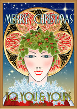 DECOPOLIS Christmas Card - Deco Lady
