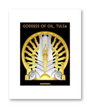 DECOPOLIS Print - Goddess of Oil (Dark Background) - Matted