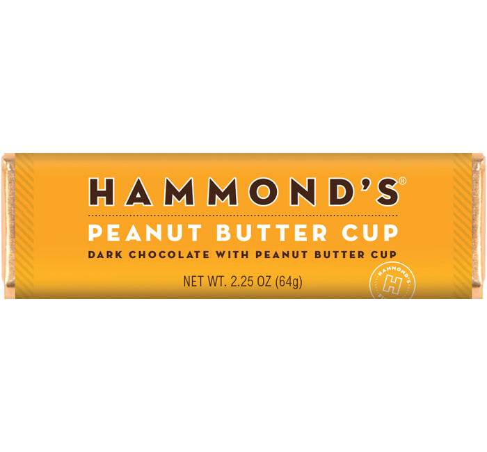 Peanut Butter Cup Dark Chocolate Bar  2.25oz