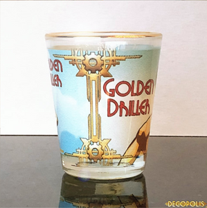 Golden Driller Shot Glass