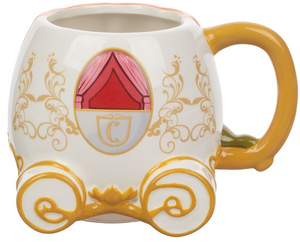 Disney Cinderella Pumpkin Sculpted Ceramic Mug
