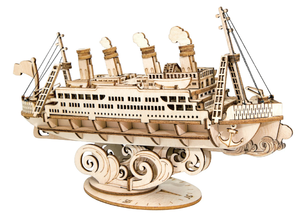 3D Wooden Puzzle: Cruise Ship