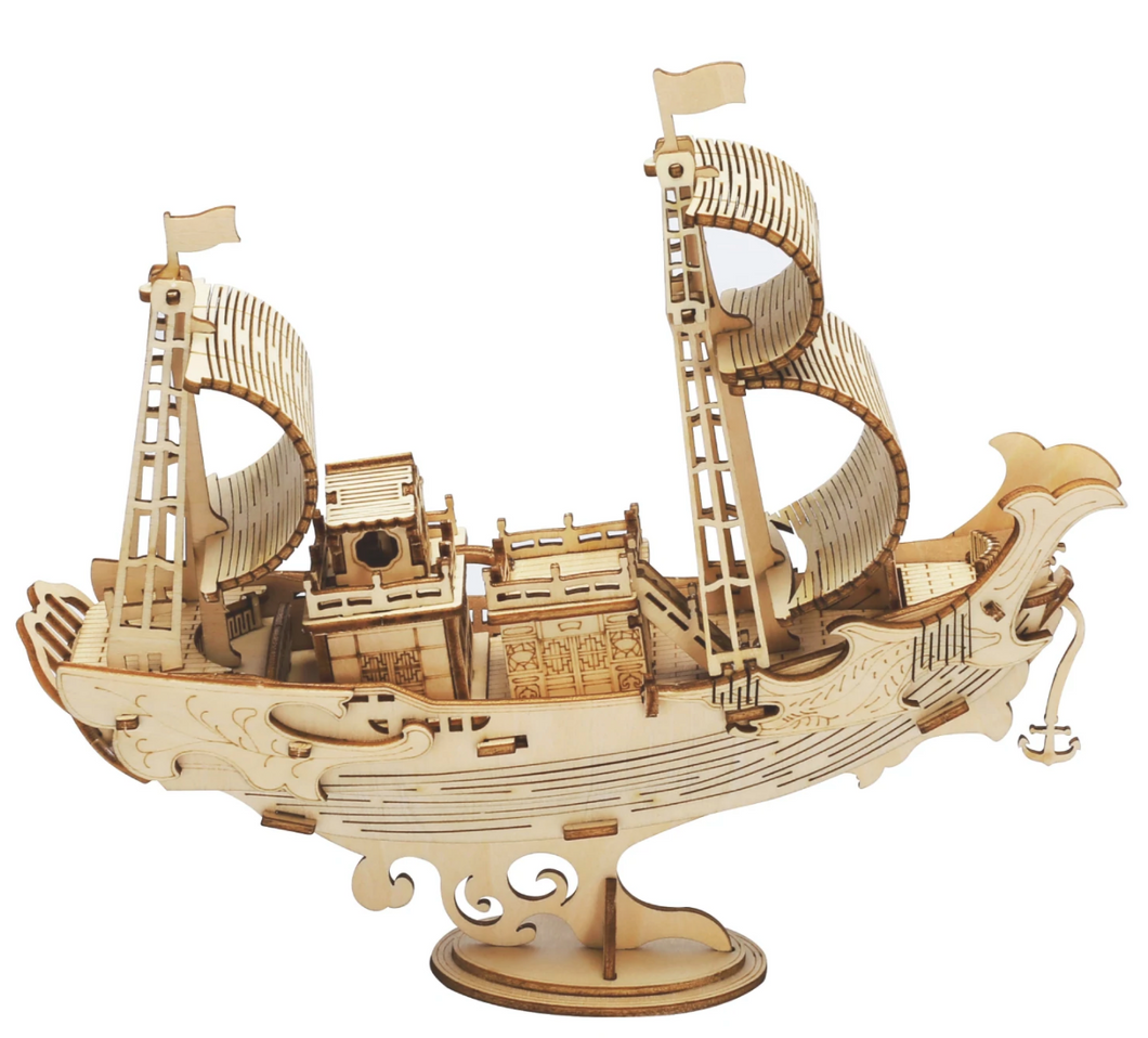 3D Wooden Puzzle: Japanese Diplomatic Ship