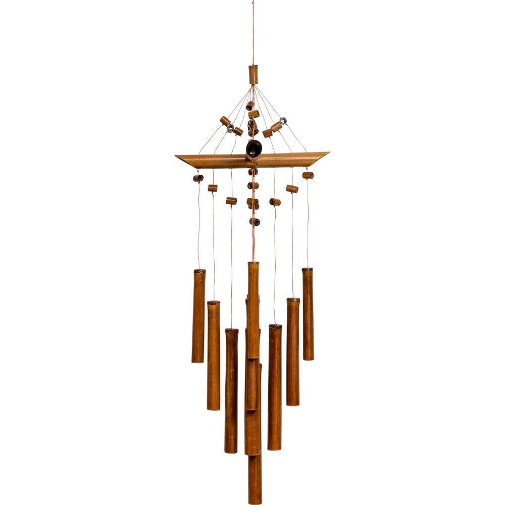 Bamboo Windchime Crisscross (Each)