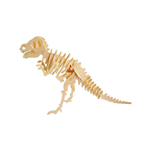3D Wooden Dinosaur Puzzle: T-Rex
