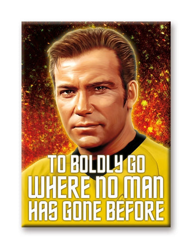 Flat Magnet - Star Trek - Kirk Boldly