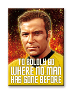 Flat Magnet - Star Trek - Kirk Boldly