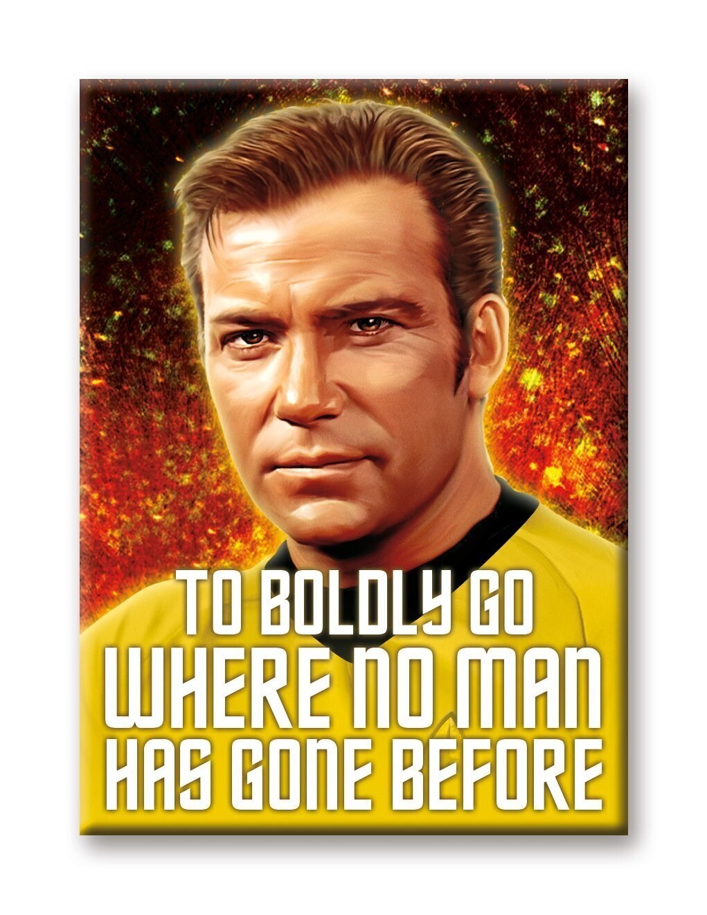 Flat Magnet - Star Trek - Kirk Boldly